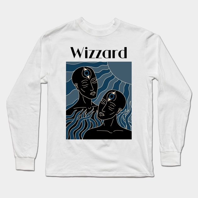 The Dark Sun Of Wizzard Long Sleeve T-Shirt by limatcin